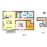 ジャルダン ヴェールの間取り画像