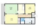 メゾン北浜の間取り画像