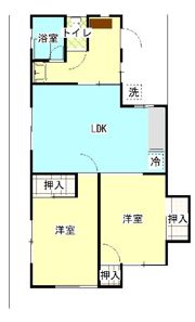 にしみ参番館の間取り画像