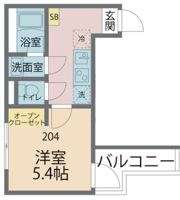 カインドネス鶴見小野の間取り画像