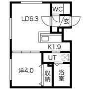 シティレジデンス北6条の間取り画像