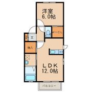 ルシェルブルー大城ⅡBの間取り画像