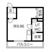 メリディアンなないろの里伍番館の間取り画像