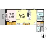 D-ROOM穴川Ⅲの間取り画像
