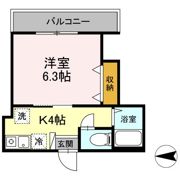 ソネット武蔵新城の間取り画像