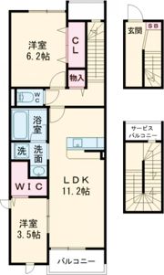 RF-Villageの間取り画像