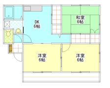 ディアズ山手A棟の間取り画像