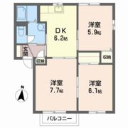 メゾンパークスⅦの間取り画像