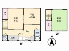 湖山借家 村上邸の間取り画像