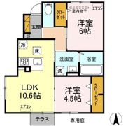 THE PARK FRONTの間取り画像