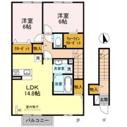 リッカ ティルの間取り画像
