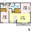 D-ROOM福光東 EASTの間取り画像