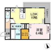 D-ROOM福光東 WESTの間取り画像