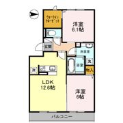 ラフィーネ大和八木 W棟の間取り画像