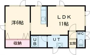 マンションメガロポリスの間取り画像