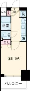 プレサンス神戸プレシャスの間取り画像