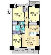 アルファライフ栗林駅北の間取り画像