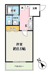 キャメル大宮西の間取り画像