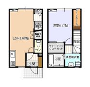 ビオラ野村B棟の間取り画像
