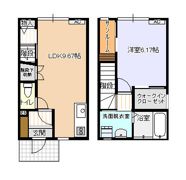 ビオラ野村A棟の間取り画像