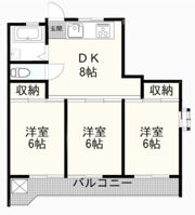 湊コーポⅡの間取り画像
