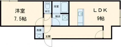 大薮第5ビルの間取り画像