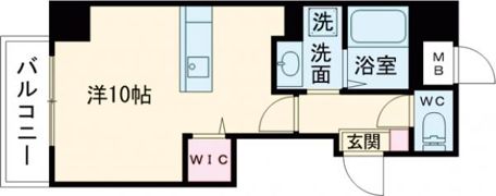 フォーエス熊本駅前Ⅲの間取り画像