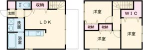 レゲンデ鳥栖 Aの間取り画像