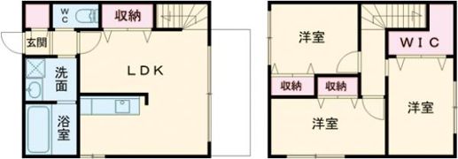 レゲンデ鳥栖 Bの間取り画像