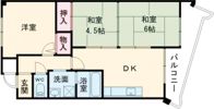 ロイヤルコーポ宝殿の間取り画像