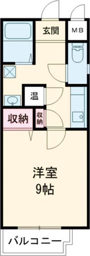 アポロンKOWAの間取り画像