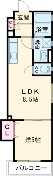 クリエオーレ郡津Ⅱの間取り画像