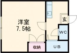 ミノルハイツの間取り画像