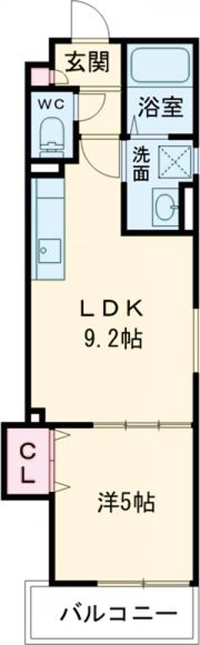 クリエオーレ郡津Ⅰの間取り画像