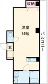 サニーハイツの間取り画像