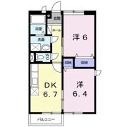 シャトーレインボーBの間取り画像