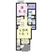 クラール南城 Aの間取り画像
