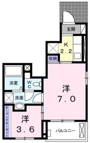エスポワール前里の間取り画像