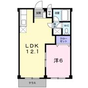 桜ハイツの間取り画像