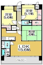 ニューガイア四季彩の丘B棟の間取り画像