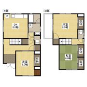 南手城1丁目貸家の間取り画像