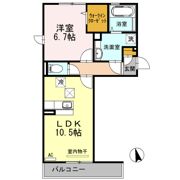 リバーパーク Iの間取り画像