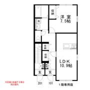 CongratulationⅡの間取り画像