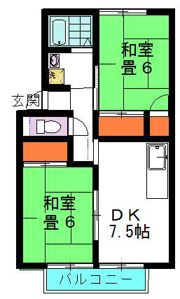 メゾン藤家 A棟の間取り画像