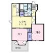 クレスト－ル Dの間取り画像