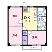 エスポワールAの間取り画像