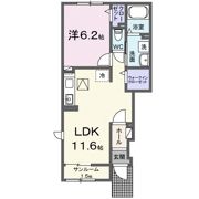 ジェンティーⅠAの間取り画像