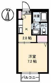 ディアス中塚 A棟の間取り画像