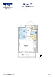 プラウドフラット西日暮里ディアージュの間取り画像