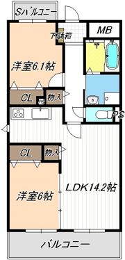 ビアンコロッソの間取り画像